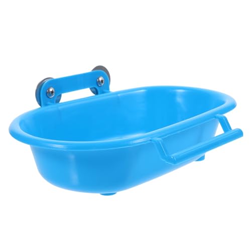 VERDANVERSE Bird Basin Bird Cage Bath Tub for Parakeet Lovebirds Budgies Accessory for Pet Bird Bathing Dust Removal for Indoor Use