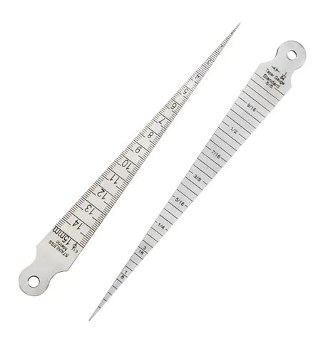 Jauge d'épaisseur en acier inoxydable durable pour contrôle de précision 1-15 mm