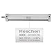 Heschen Tie-Rod Pneumatic Air Cylinder, SC 100-700, 100mm Bore, 700mm Stroke, PT 1/2 Port, Double Acting, Adjustable Cushion, Self-Lubricating Actuator for Industrial & Woodworking