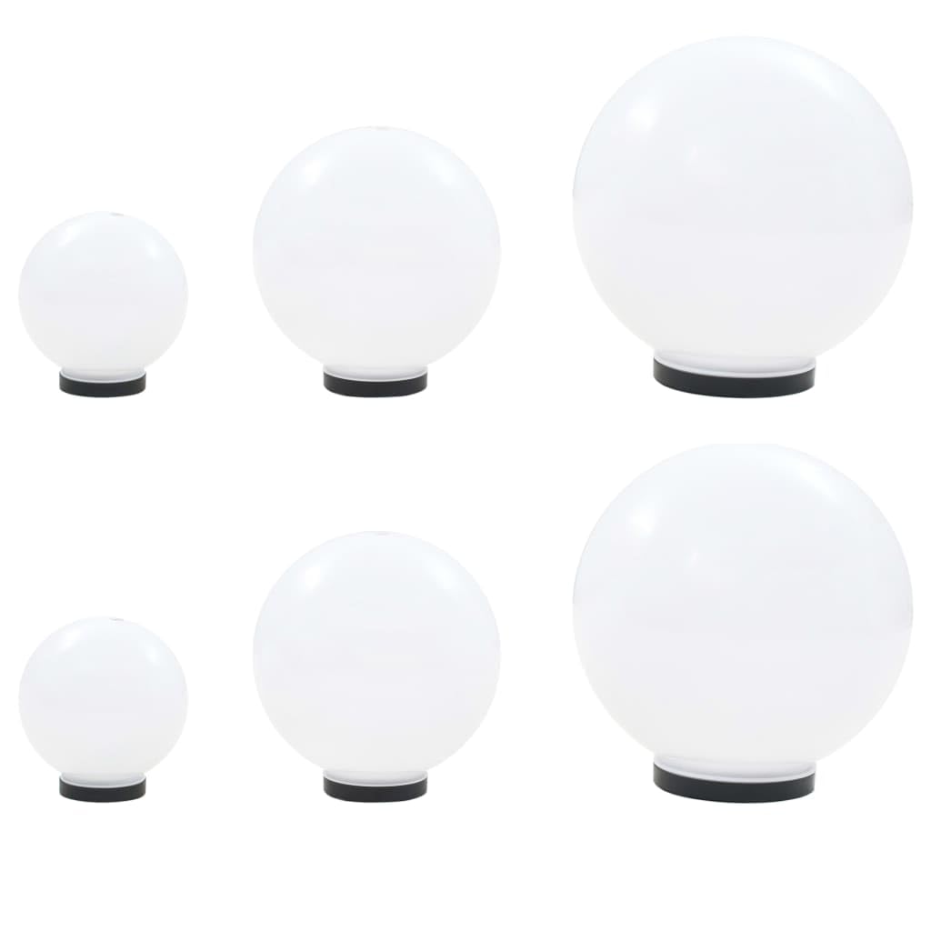 Lampe de jardin LED extérieure boule PMMA E27 luminaire étanche chemin cour