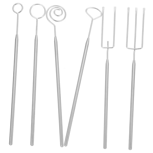 iplusmile ステンレス製チョコレートディッピングフォーク 軽量ポータブル 製菓用チョコレート溶かしツール チーズフォンデュ ケーキ装飾 フ