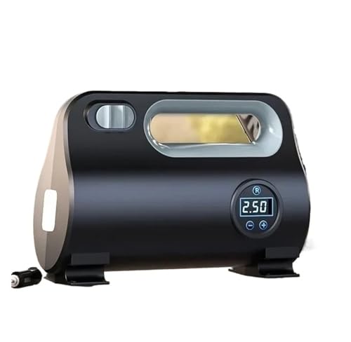Pompe à air électrique pour voiture 12V avec gonfleur de pneus numérique portable et LED