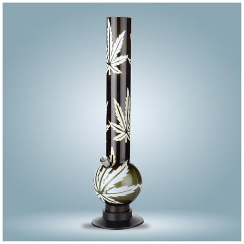 Image of METIER Bong 16 inch bongsmoke Acrylic(Plastic) Hookah Water Pipe Bongs Bottle Rolling Pipe Portable Hookah Pipe Pack of 1