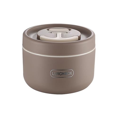 de almuerzo aislada al vacío - Acero inoxidable | Tarro de comida aislado | Envase de almuerzo antifugas de 650 ml de apertura ancha | Mantiene los alimentos calientes y fríos | Perfecto para