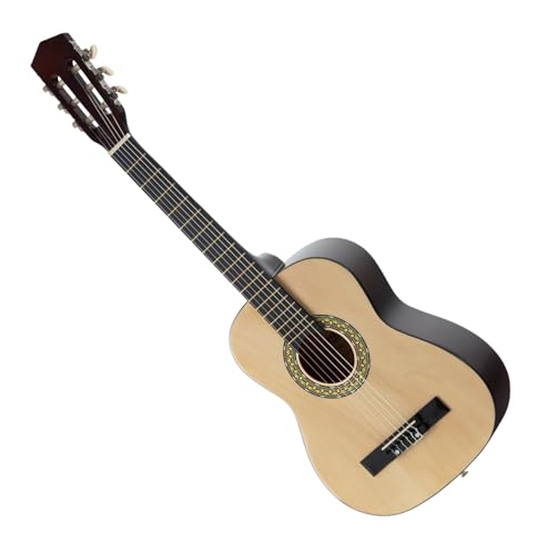 Classic Cantabile AS-851-L Klassikgitarre 1/2 für Linkshänder (Konzertgitarre für Kinder/Anfänger, Acoustic Series) natur
