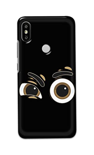 Image of PRINTFIDAA Funky Expression of Cartoon Eyes Printed Designer Hard Back Case Cover for Xiaomi Redmi Y2 / Redmi S2 -(SS) MVN1004