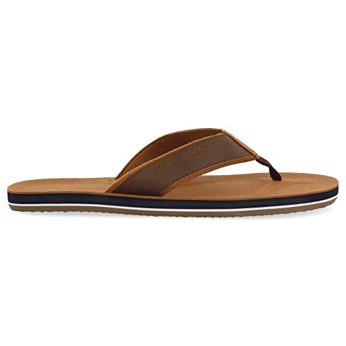 Chanclas de hombre Gioseppo Thelus marrones, calzado playero cómodo 2