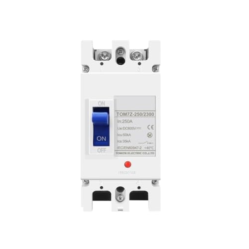 Disjoncteur solaire 2P 100A anti-surcharge pour sécuriser les batteries de stockage PV