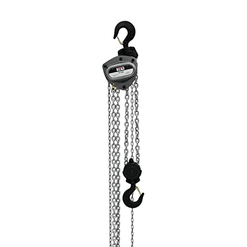 JET 5-Ton Hand Chain Hoist, 30' Lift, Overload Protection (L-100-500WO-30)