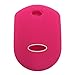 Ezzy Auto Rose 4 Buttons Silicone Rubber Key Fob Case Key Cover Key Jacket Skin Protector fit for Escape Explorer