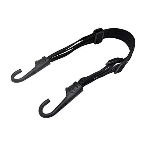 XINTUON Bungee Cords Rope Bungee Motorcycle Bike Adjustable Bicycle Luggage Rubber Elastic Straps Black Cover