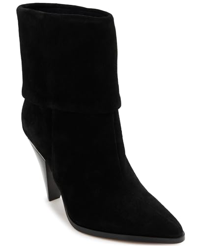 DKNY Women's Cerise Foldover Heeled Ankle Bootie