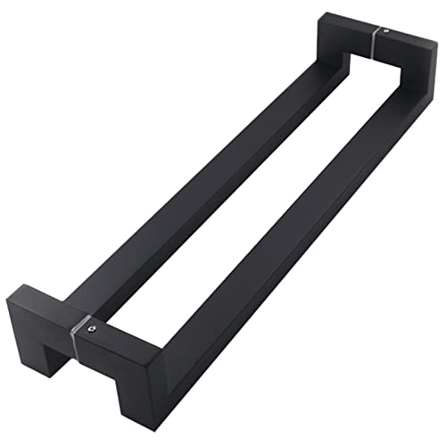 Tirador de puerta corrediza, mango de acero inoxidable resistente con accesorios de instalación, diseño duradero y elegante para puertas laterales