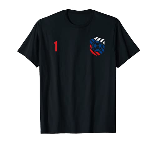 Flag Czech Republic T-Shirt, Black