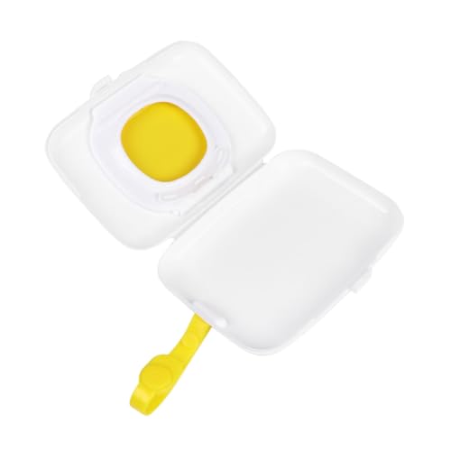 IWOWHERO Portable Wipes Storage Case Reusable Tissue Holder for Travel Durable Odorless Conveniently Fits Bag for Outdoor Nursery Use
