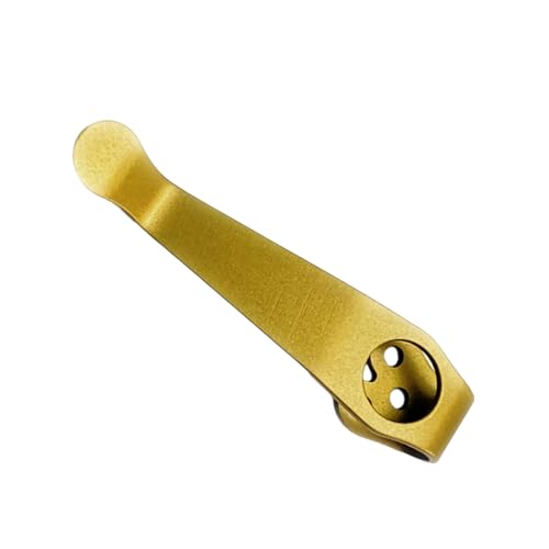 BELOWSYALER Clip trasero de aleación para cuchillo de bolsillo plegable, accesorios de herramientas, clip trasero, soporte de clip trasero plegable