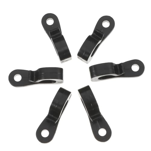 PRETYZOOM Screw in Hooks for Outdoor String Lights 30pcs Black Outdoor Light Clips Easy Setup