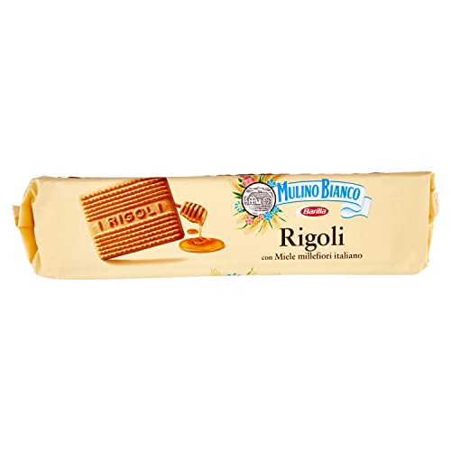 Mulino Bianco Biscotti Frollini Rigoli con Miele Millefiori Italiano, Senza Olio di Palma, 1 Kg - Immagine 4