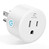 Smart Plugs That Work with Alexa, Smart Life Wi-Fi Outlet Compatible with Alexa, Google Home & Smartthings, Smart Socket with Remote Control & Timer Function, 2.4Ghz WiFi Only (Mini Plug 1 Pack) thumbnail 1
