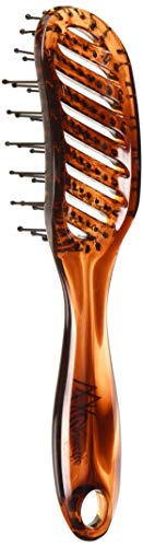 Brosse pour cheveux Tortoise au design innovant avec finition écaille pour un style raffiné - 2