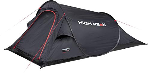 High Peak 10270 Campo-Tienda de campaña, Color Negro, Unisex Adulto, Talla única