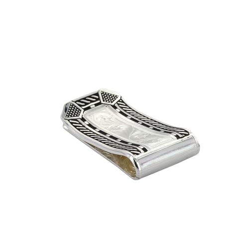 Montana Silversmiths Men's Roped Horseshoe Nail Head Money Clip - Mcl34844
