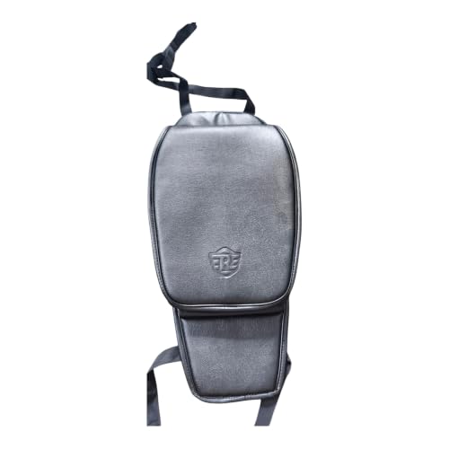 Image of Motorcycle Tank Bag for Royal Enfield Classic 350 /500 /Electra /Bullet /Standard, Black. Universal Fit, 25x25x10 cm