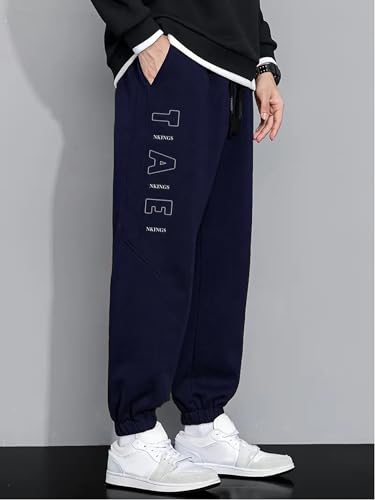 Image of Lymio Track Pant for Men ||Side Latter Print Style Look Pant || Jogger Track Pant (Packs Also Available) (TP-25-28-1)
