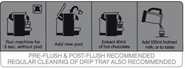 Miniatura 9 de Cápsulas de chocolate caliente compatibles con Nespresso - Cápsulas de cacao caliente - Sin azúcar - 3 cajas - 30 cápsulas