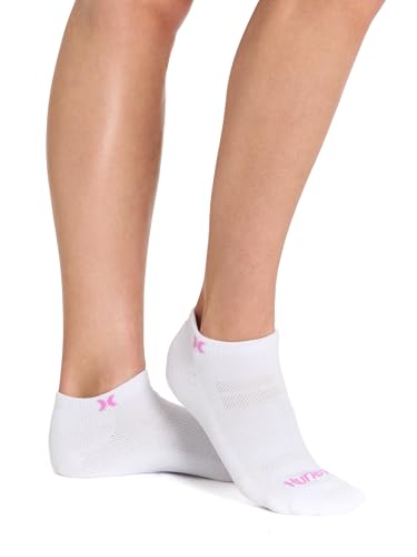 Hurley Women's 8 Pack Sport Ultra Soft Low Cut Socks3