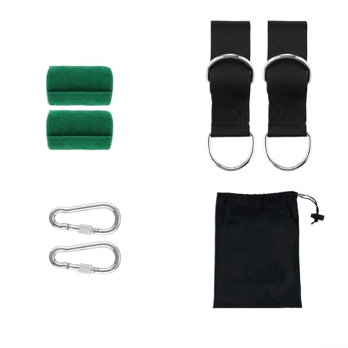 Kit de cuerda de suspensión de nailon ajustable, correas colgantes para exteriores con hebillas para árboles de patio y equipo de camping (1,5 m A)