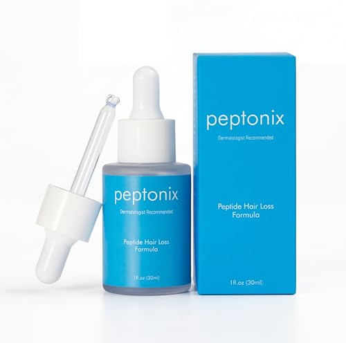 Peptonix Copper Peptide Hair Growth Serum - Copper Peptides Ginseng Licorice & Biotin - For Hair Loss & Thinning Hair