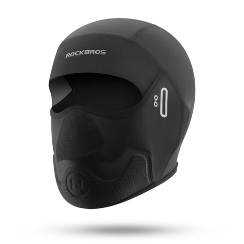 ROCKBROS Pasamontañas Verano para Hombre, Máscara Facial Moto Bajo Casco Protector Transpirable Cubre Cabeza Protección Solar Multifunción para Ciclismo Senderismo Exrterior