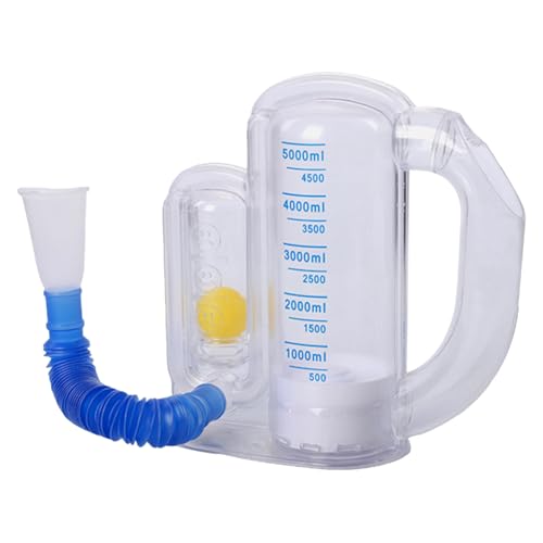 Spirometro Incentivo Adulto | Indicatore Portata Per Esercizi Di Allenamento