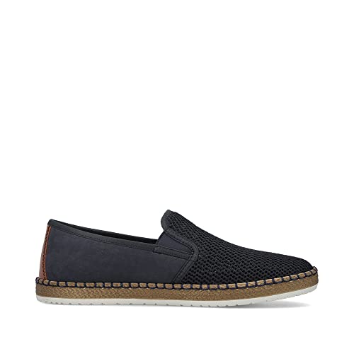 Rieker Herren Low-Top Sneaker B5265, Männer Halbschuhe,Sportschuhe,Freizeitschuhe,Turnschuhe,Laufschuhe,straßenschuhe,blau (14),44 EU / 9.5 UK