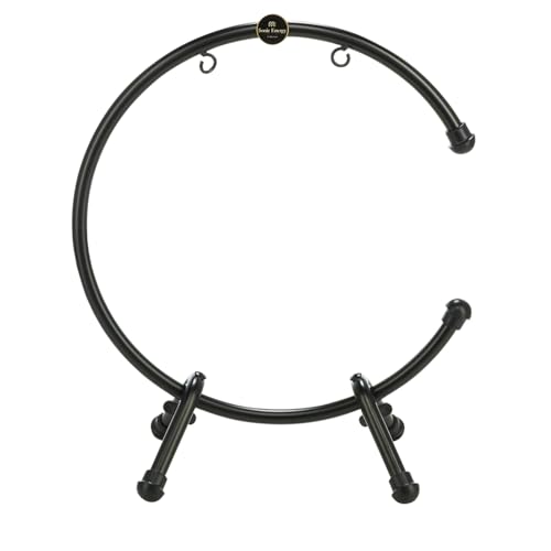 Sonic Energy Tisch Gong Ständer – Zubehör für Gongs und Tam Tams bis 33 cm – Pulverbeschichteter Stahl, schwarz (TMTGS-S)