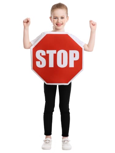 Disfraz Señal de Tránsito Stop para Niños Talla Única