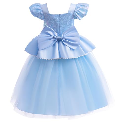 Disfraz completo princesa azul para niñas 9-10 años miniatura 6