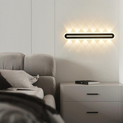 Lámparas de pared largas para pasillos y escaleras con luz cálida acogedora