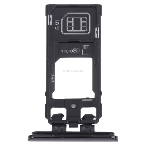 Hiregolish Bandeja doble de repuesto para tarjeta SIM Sony Xperia 5 + bandeja para tarjeta SIM/bandeja para tarjetas micro SD