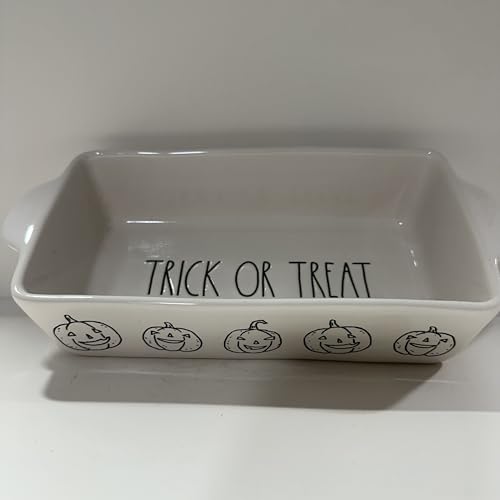 Generic Rae -TRICK OR TREAT Oven Tray *HALLOWEEN - KITCHENWARE*- Dunn By Magenta, Medium, Ivory