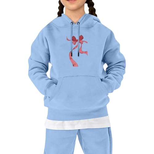 Camo Hoodies For Teen Girls,Cute Hoodies For Teen Girls Trendy Fleece Long Sleeve Boys Sweatshirts Size 6-7 Pocket Bow Print Winter 2025 Hoodies For Pink First Day Of School