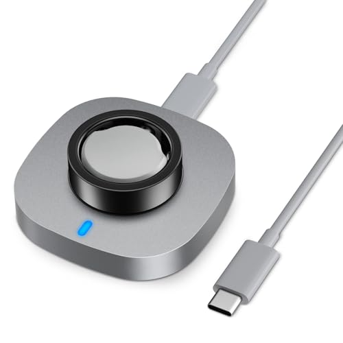 ZOOROO Charger Compatible with Aura-Ring Gen 3 Size 7 Fast Charging Dock with USB-C Cable
