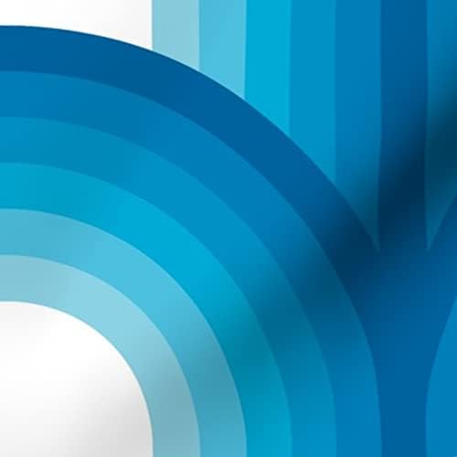 Miniatura 6 de Spoonflower Tela  Rayas azul océano playa olas retro de los años 70 estampado náutico en tela de gasa cuarto gordo  costura moda vestidos decoración