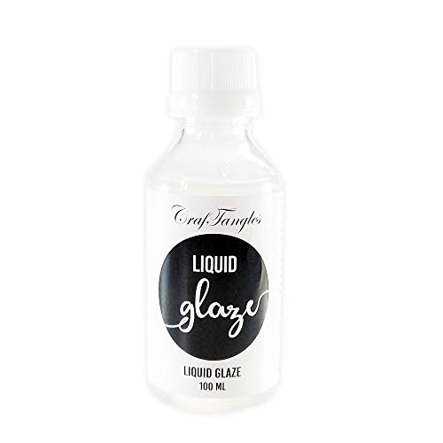Image of CrafTangles Liquid Glaze (100 Ml) - Top Coat for Art and Craft, Dries Clear