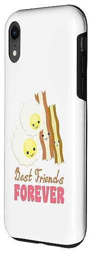 Image of iPhone XR Cute Kawaii Eggs and Bacon BFF Best Friends Forever Case