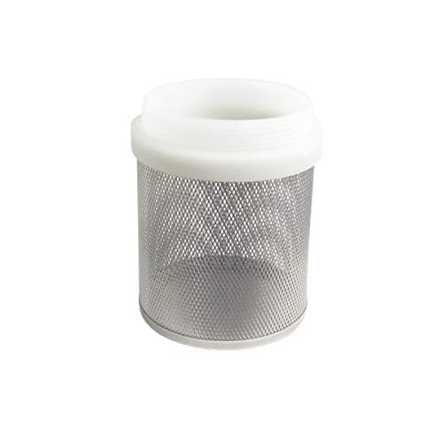 WITTKOWARE Saugkorb, Edelstahl mit Kunststoffgewinde, Pumpen-Ansaugfilter, engmaschig, 1' (DN25)