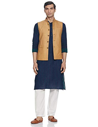 Image of Ethnix by Raymond Ethnix Mens Regular Fit Bundi