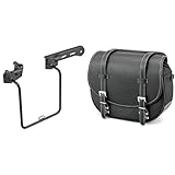 【GB350C専用セット】デイトナ(Daytona) バイク用 サドルバッグサポート 右側専用 46194 & ヘンリービギンズ(Henly Begins) バイク用 サイドバッグ 10L サドルバッグ DHS-29 ラウンド/プレーン 32679