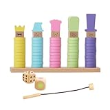 【ウッディプッディ直営限定品】はじめてのつみき RING10(オリジナル) 積み木 知育玩具 木のおもちゃ 1歳 2歳